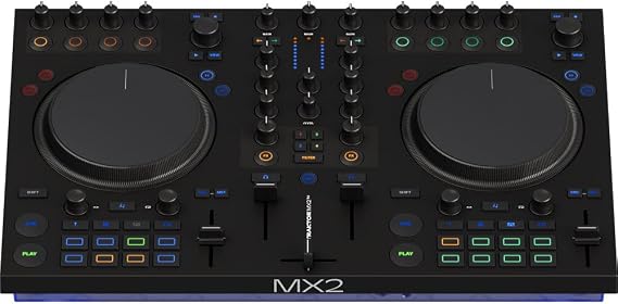 Native Instruments TRAKTOR MX2 Creative 2-Channel DJ Music Mixer Controller