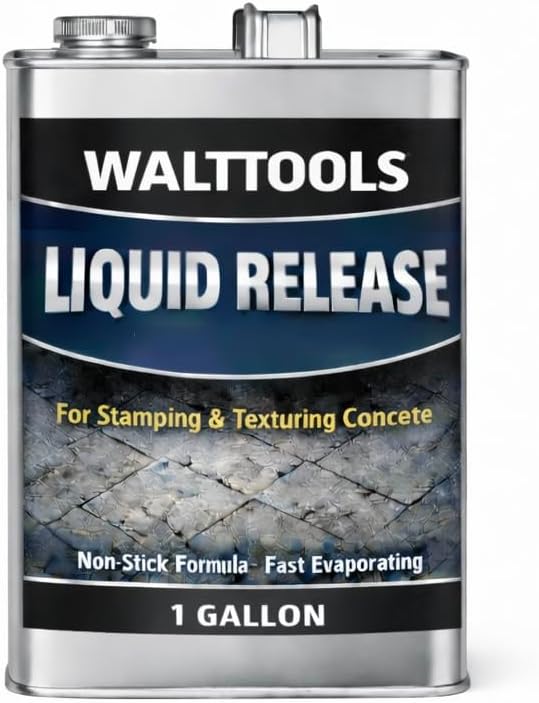 Liquid Release for Concrete Stamps, Countertop Edge Forms, Tools (1 gallon)