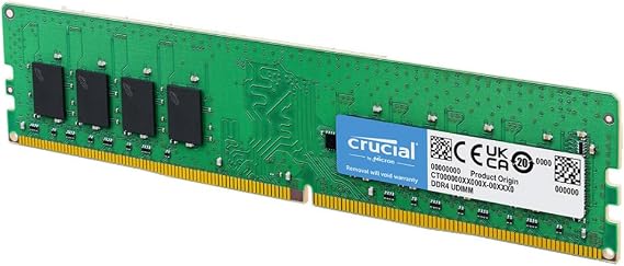 Crucial RAM 16GB DDR4 3200MHz CL22 (2933MHz oder 2666MHz) Desktop Arbeitsspeicher CT16G4DFRA32A