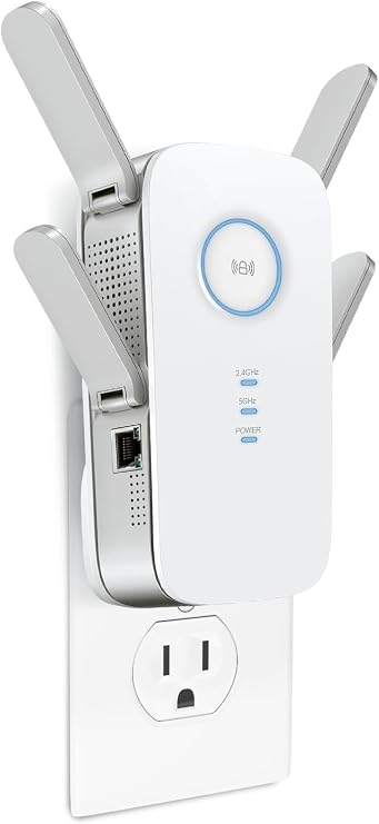 WiFi Range Extender AC2600 (RE650) Dual Band WiFi Repeater with LAN Port Universal Compatible Wi-Fi Repeater 4x4 MU-MIMO