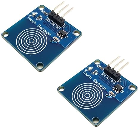 Touch Sensor Button Switch for Arduino, ESP32, ESP8266, Raspberry Pi, 2 Pieces