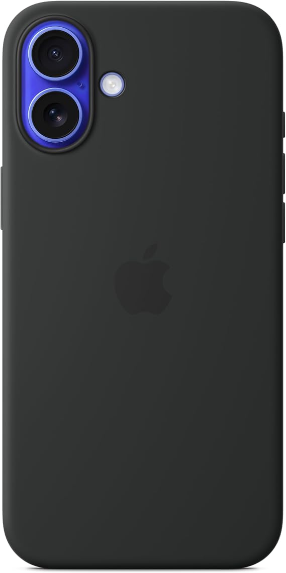 Apple iPhone 16 Plus Silicone Case with MagSafe - Black ​​​​​​​