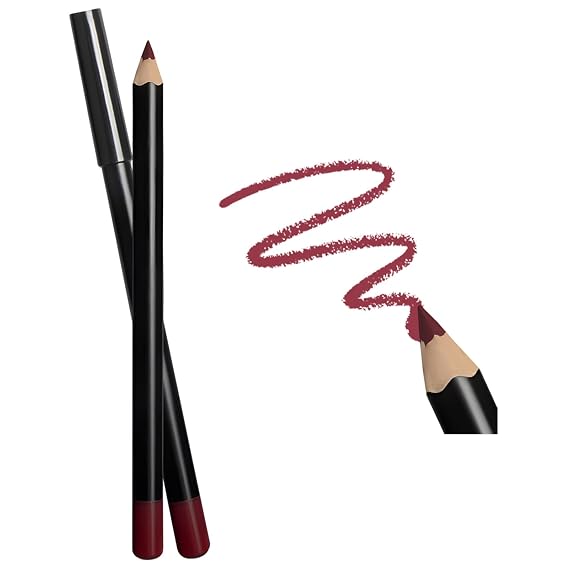 Red Lip Liner, Long Lasting Lip Liner Pencil, Rich Lip Makeup Colors Highly Pigmented Lip Liners, Smooth Application Lipliner Lip Pencil