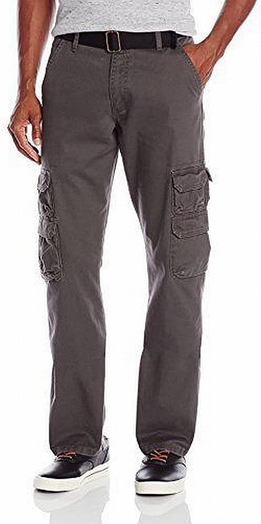 Wrangler Authentics Men's Premium Relaxed Fit Straight Leg Cargo Pant (Bennard)
