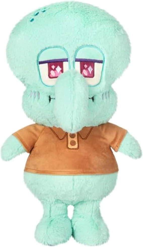 Squishable - Loves Spongebob - Squidward - 13.5 in - Soft Toy Collectible Stuffed Animal