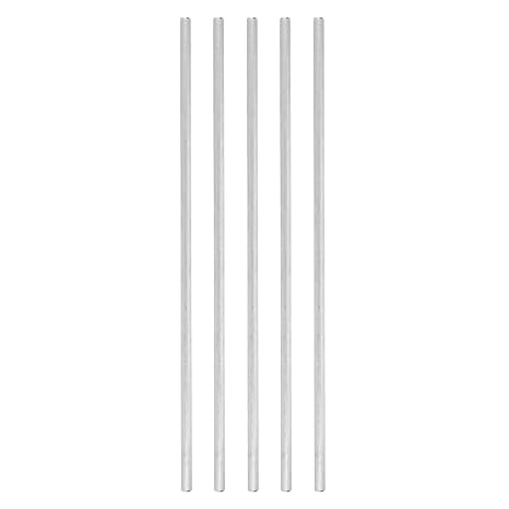 Fafeicy 5Pcs 6mm D-Shaft, 410100060260 Stainless Steel rods for LEGO//TETRIX Robots