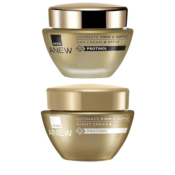 Generic - Gold Ultimate Day & Night Cream Set, Ideal for Ages 40-65, Set of 4 Pack - Generic