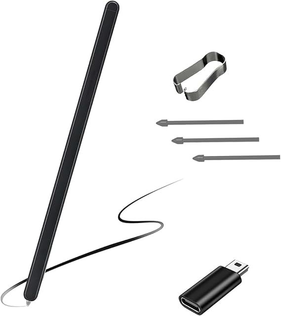 Galaxy Z Fold 5 S Pen Fold Edition for Samsung Galaxy Z Fold 5 5G S Pen Galaxy Slim S Pen 5 Fold Edition Stylus EJ-PF946BBEGWW with Adaptors + 3 Free Nibs
