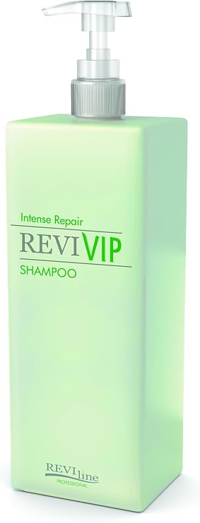 Reviline REVI VIP Intense Repair Shampoo 1L-Paraben -Free, Deep Repair for Damaged Hair, Professional Salon Formula