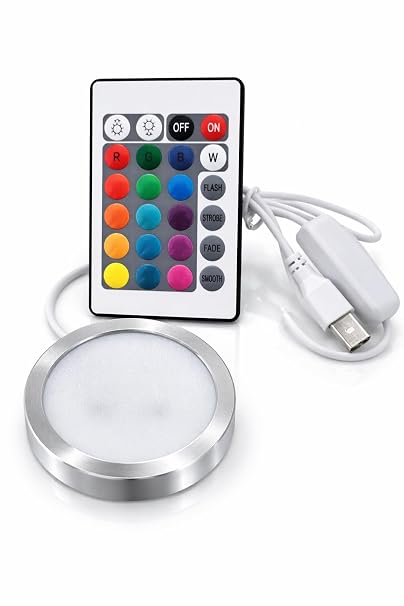 NEW BAMBU LAB LED LIGHT KIT 001 – 16 RGB COLORS – 5V – 3000 LUMENS USB Powered Lighting Upgrade, Remote Control, Color Memory, DIY Installation Kit – Compatible with MakerWorld Models