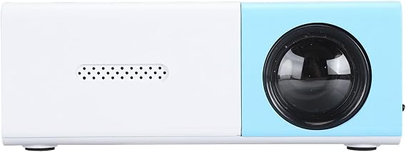 Mini Projector 1080P Full HD Portable Movie Projector, Home Theater Projector for Kids, Multiple Ports, Cooling Fan System, Eye friendly, Compact and Portable (US Plug)