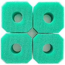 4 Pieces Foam Filter Sponge, Reusable Washable Hot Tub Spa Filter Sponge Replacement