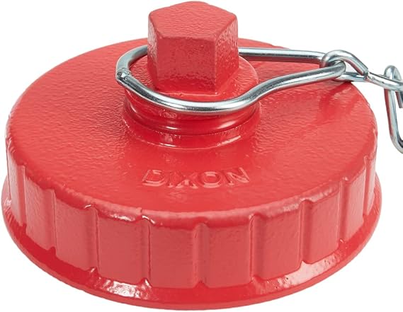 Heavy Duty 4 1/2" Replacement Iron Fire Hydrant Cap with NH/NST Threads