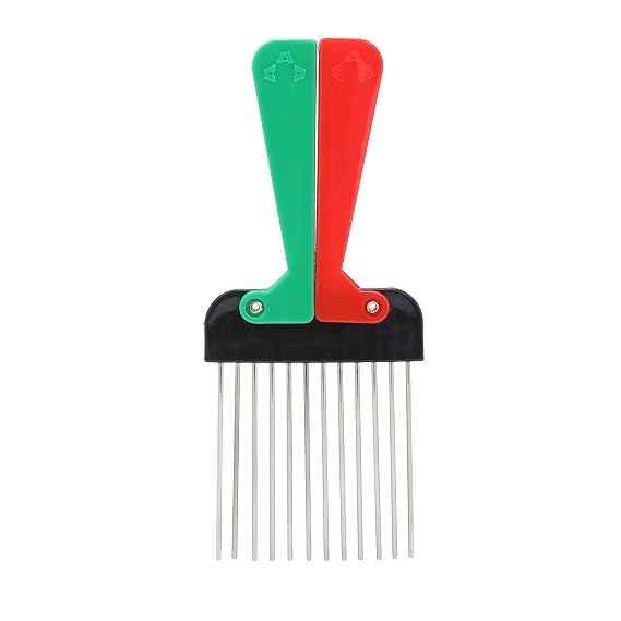Afro Pick Metal Hair Pick Portable Foldable Beard Picks