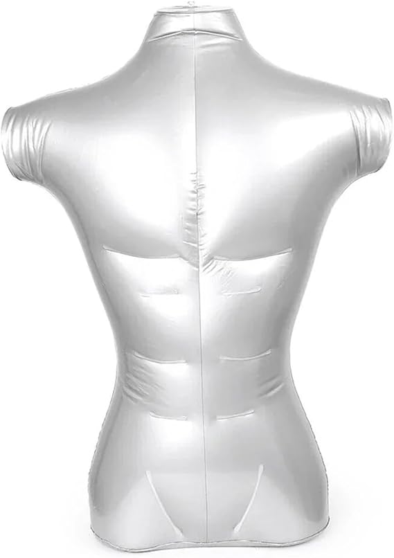 Inflatable Mannequin 1 Pc Male Upper Half Body Without Arm Top Shirt Display Inflatable Mannequin Men Dummy Torso Model