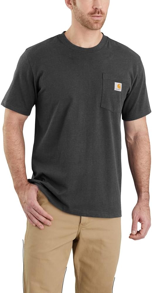 Carhartt Herren Relaxed Fit Heavyweight Short-Sleeve K87 Pocket T-Shirt T-Shirt (1er Pack)
