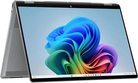 HP Omni Book X Flip 2-in-1 16 WUXGA Touch IPS Laptop, AMD Ryzen 5 220 6-Core, AMD Radeon 740M Graphics8GB LPDDR5-1TB NVMe SSD, W11H,Backlit KB-5MP + IR Camera - Wi-Fi 6E - Bluetooth 5.3