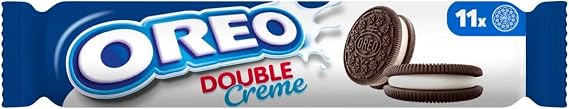 OREO Double Creme Vanilla Sandwich Cookies, 157 g (Pack of 1)