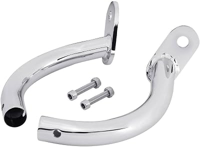 TCMT Chrome Saddlebag Guard Brackets Fits For HarleyFLHT Models Electra Glide Standard Classic Ultra Classic 1997-2008