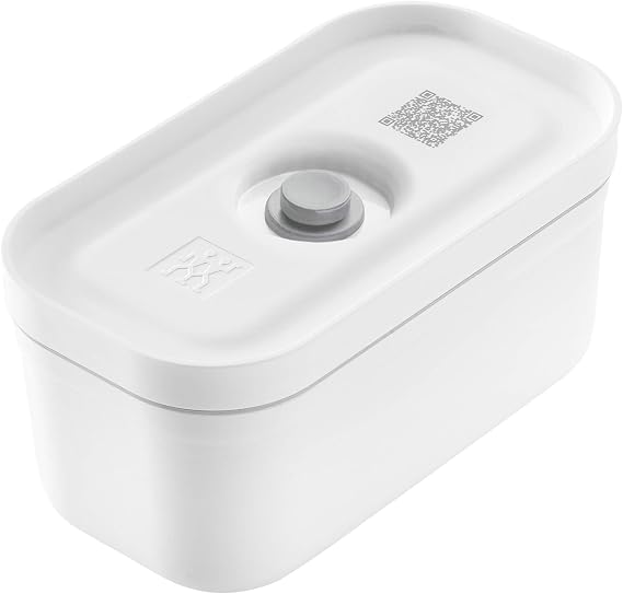 Zwilling Fresh & Save Vacuum Food Carrying Container, S, Plastic, White-Grey