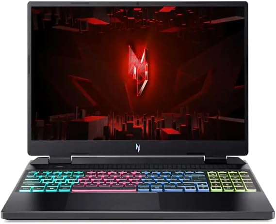 acer Nitro 16 Gaming Laptop, Intel 14-Core i7-13700H, 16" FHD+ 165Hz IPS Display, NVIDIA GeForce RTX 4050, 64GB DDR5 2TB SSD, 4-Zone RGB Backlit Keyboard, Thunderbolt 4, HDMI 2.1, Wi-Fi 6, Win10 Pro