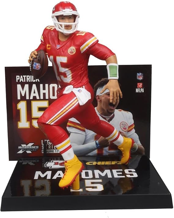 McFarlane Patrick Mahomes (Kansas City Chiefs) NFL 7" Figure SportsPicks RED Uniform Chase