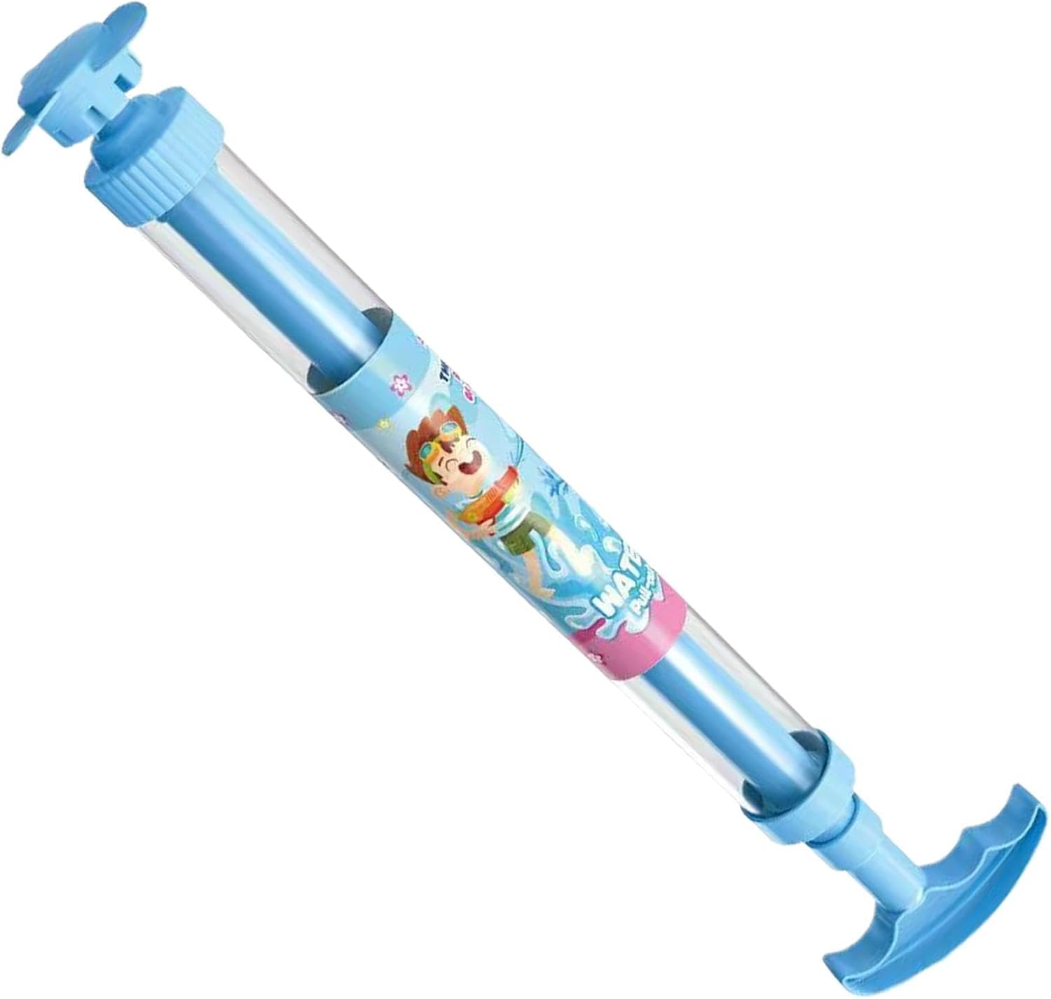 Water Shooter - High Capacity Squirt Cannon, Extended Range Liquid, Rapid Fire Stream Emitter, Handheld Hydro Propulsion Accessory for Backyard Summer Recreation Family Outdoor Games