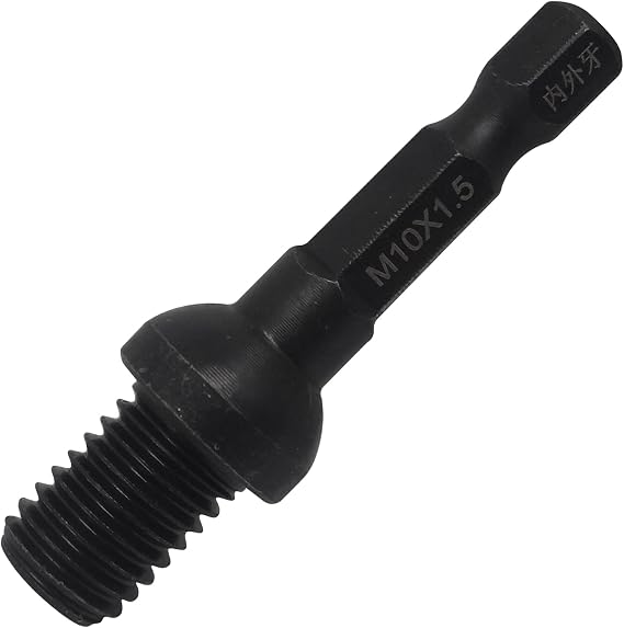 1pcs Thread Insert Installation Tool with 1/4inch Hex Shank, Insert Nut Socket(Male Thread ;M10x1.5mm)