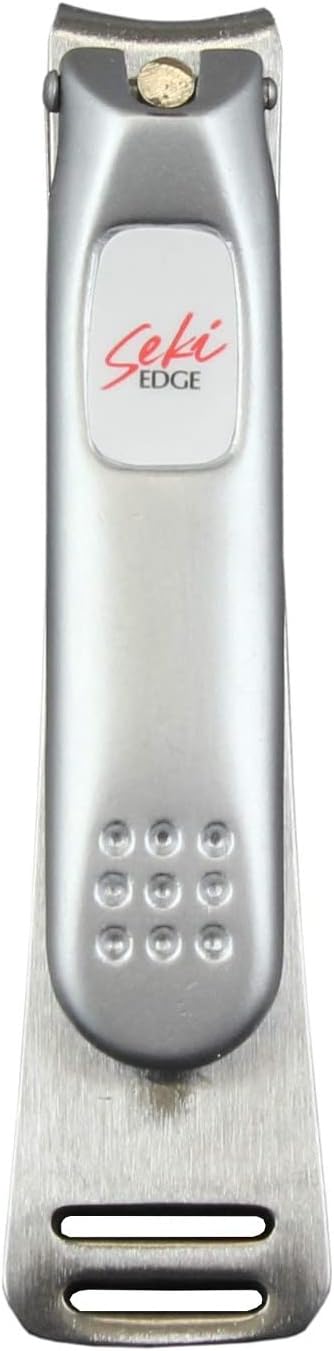 Seki Edge Nail Clippers (SS-106) - Stainless Steel Fingernail Clippers for Men & Women - Sharp Cutting Edges for Thick Nails - Professional & Home Use - Made in Japan