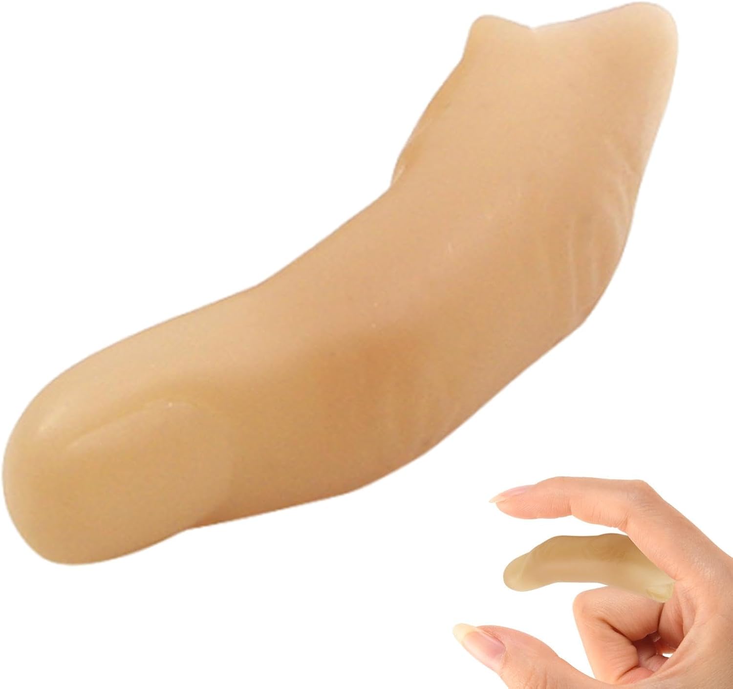 Magic Fake Fingers - Multipurpose Sixth Middle Finger Stage Show Prop - Creative Prosthetic Finger Magician Accessories for Parties Stage Performance