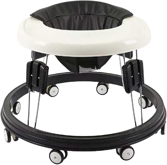 Baby Walker, Walkers for Baby with 8 Universal Wheels, 9 Adjustable Heights, Foldable Baby Walkers for Toddlers Girls and Boys