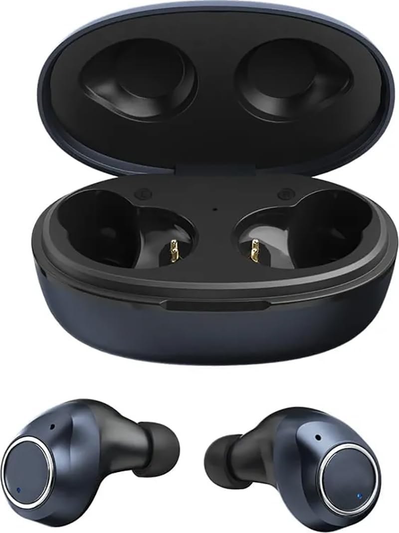 Wireless V5 Bluetooth Earbuds Works for Samsung Galaxy A32 5G with Charging case for in Ear Headphones. V5.0 Black