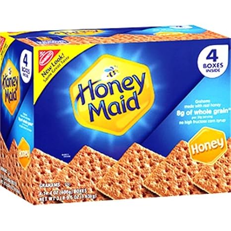 Nabisco Honey Maid Grahamfuls Crackers, Peanut Butter and Chocolate(1 Box with 4 Boxed inside)