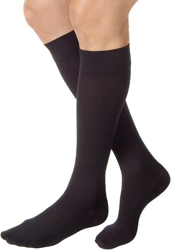 JOBST Relief 20-30 mmHg Knee High Graduated Compression Stockings - Regular Band, Closed Toe
