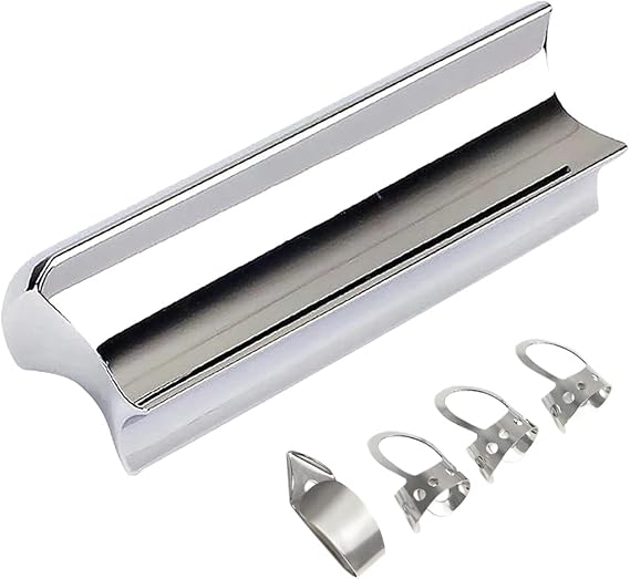 Electric Guitar Lap Stainless Steel Slide Dobro Tone Gold Silver Guitar Slide Glass Large