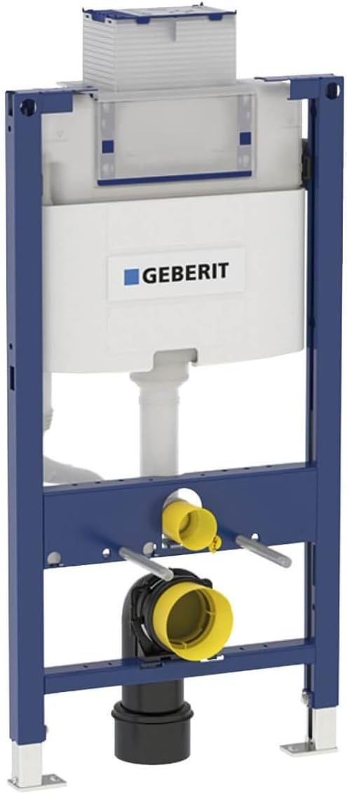 Geberit GE Duofix Element for Wall-Mounted Toilet 98 cm, Blue, White