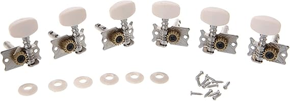 6pcs Classical Guitar Tuning Pegs Single Tuners Keys String Machine Heads Parts