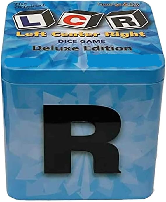 LCR Left Center Right DICE Game- Deluxe Edition