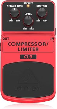 Behringer Compressor/Limiter Cl9 Classic Compressor/Limiter Effects Pedal