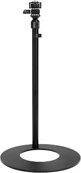 amaran Desk Stand,Height-Adjustable, Aluminum Desktop Stand for amaran Verge &Other 1/4-20in Gear (Black)