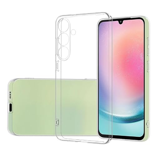 Case compatible with Coverzone Samsung Galaxy A36 Super Flexible Built Camera Protected Silicone Super Transparent Cover Protecting from Dust and Dirt