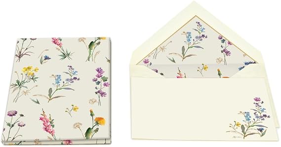 Kartos Wild Flowers Medium Card Portfolio, neutral