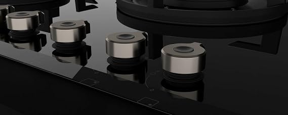 Bertazzoni P905LPROGNE hob Black Countertop 90 cm Gas on glass hob 5 zone(s)
