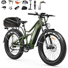 FREESKY 3500W BAFANG Motor Electric Bike for Adults, 48V 35Ah Samsung Cells Battery Ebike 140 Miles, 38+MPH, 26" Fat Tire Dirt All-Terrain Mountain E Bike, Full Suspension, UL 2849 Certified by TUV
