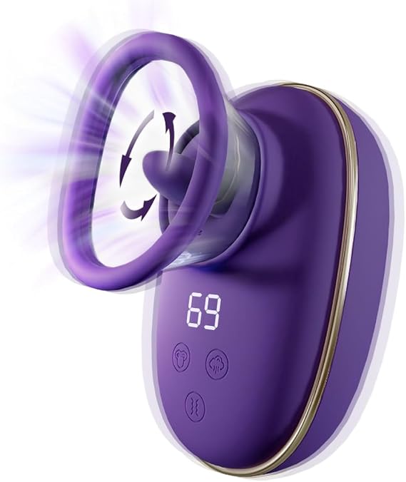 3-in-1 Massager with 3 Vacuum, 9 Licking Modes ND64778