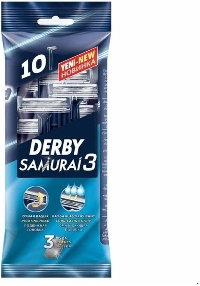 Derby Samuraı 3 Bıçak 10Lu 4Hediye