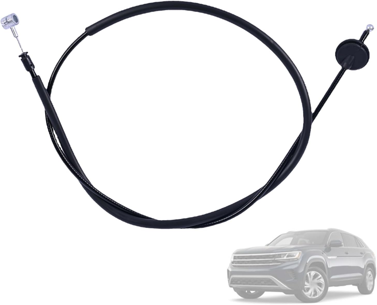 Hood Latch Release Cable 3CM823535 Compatible with Volkswagen Atlas 2020 2021 2022 2023