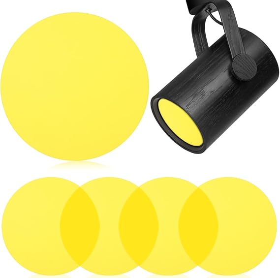 ULTECHNOVO Warm Light Diffuser Film 5pcs Self Adhesive 4x4 in