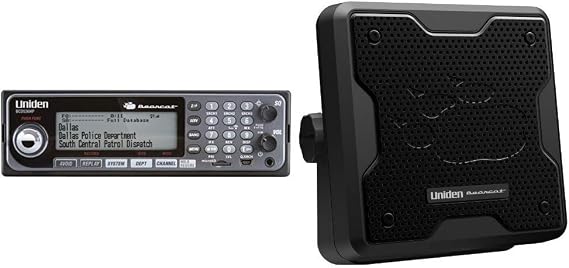 Uniden BCD536HP HomePatrol Series Digital Phase 2 Base/Mobile Scanner with HPDB and Wi-Fi & (BC20) Bearcat 20-Watt External Communications Speaker