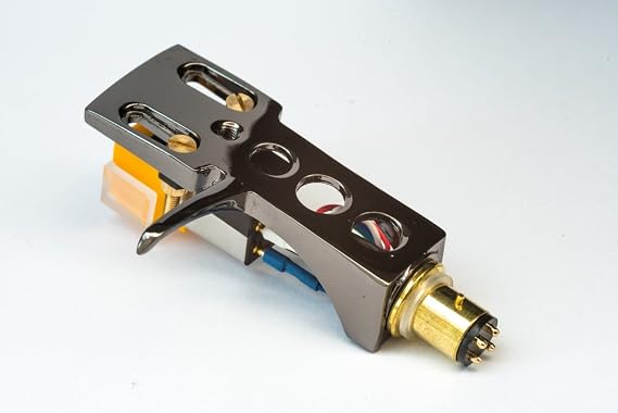 Titanium plated Headshell, mount, cartridge, needle for JVC QL-4, QL-Y33F, JL-F35, JL-A2, JL-B44, JL-A15, JL-B31, Nivico 5240B, QL-50, QL-Y66F, GL 500, JL-F50, MADE IN ENGLAND